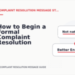 How to Begin a Formal Complaint Resolution Message