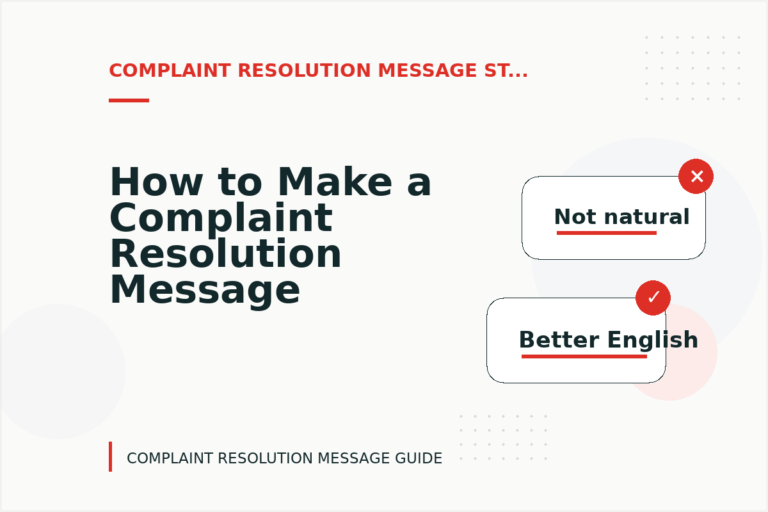 How to Make a Complaint Resolution Message Easy to Understand How to Make a Complaint Resolution Message Easy to Understand