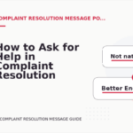 How to Ask for Help in Complaint Resolution Message English