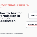 How to Ask for Permission in Complaint Resolution Message English