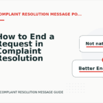 How to End a Request in Complaint Resolution Message English