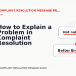 How to Explain a Problem in Complaint Resolution Message English