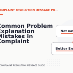 Common Problem Explanation Mistakes in Complaint Resolution Message English