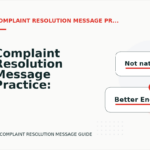 Complaint Resolution Message Practice: What to Say Instead